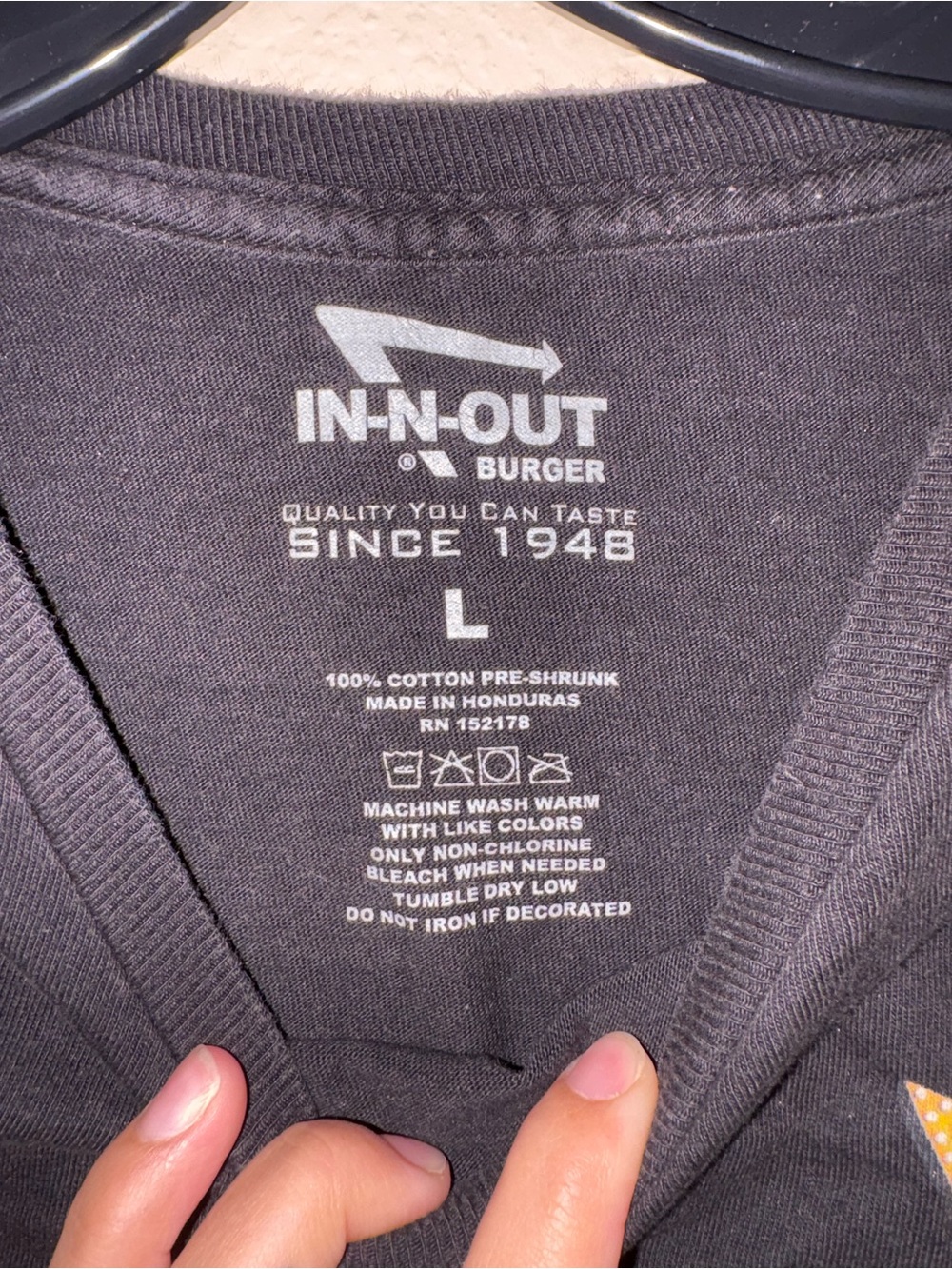 In N Out Graphic Sunset Palm Short Sleeve Tee - Picture 2 of 3